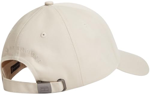 Tommy Hilfiger Herren Th Flag Cotton 6 Panel Cap Am0Am13008 Kappe, Beige, Einheitsgröße