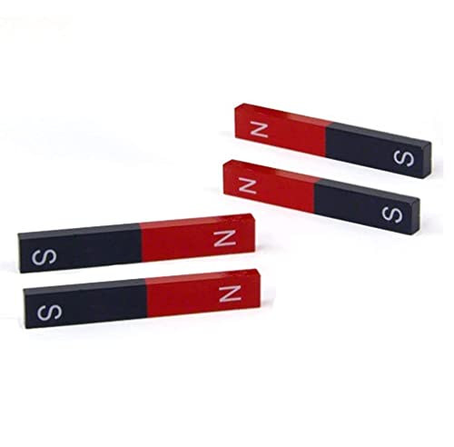DEZIINE® 4 pcs Bar Magnet Physics Experiment Tool Red Blue Painted N/S Bar School Magnet Pole Teaching Educational Toys for Children (B0BBS4QQQL) Amazon Price History, Amazon Price Tracker