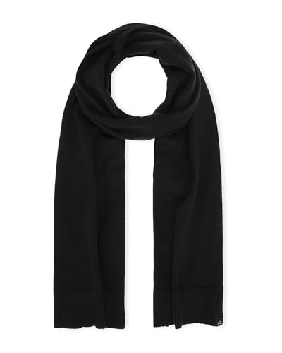 DANISH ENDURANCE Merinowolle Schal, Premium Qualität, Merino Winterschal, Warmes Halstuch, Thermo-Schal, Weich & Warm, Unisex, für Damen & Herren, Schwarz, Einheitsgröße