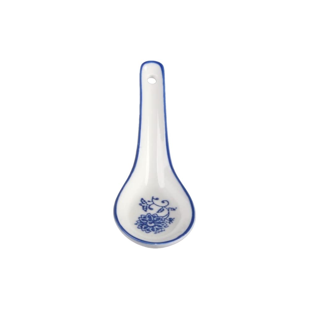 Holst Porzellan QHC 303 Chinalöffel 13 x 4 cm "Qing Hua Ci", weiß/blau, 12.5 x 4 x 4.5 cm, 12 Einheiten