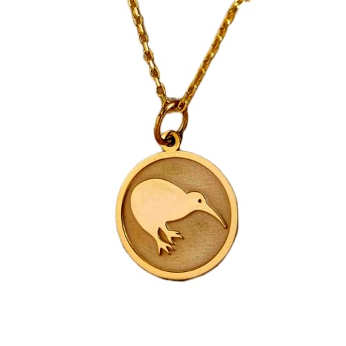 Collier kiwi en argent anti ternissement pour peau sensible