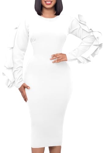 Womens Elegant Ruched Pleated Work Business Office Cocktail Party Pencil Dress