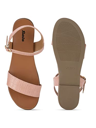 Image of Bata Women's Gia-Croco Flat Sandal