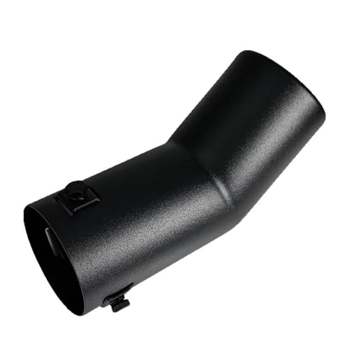 Tuyau d'échappement noir givré en inox pour rénover la sortie de pot Golf 4