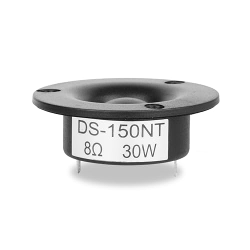 Image of Black Silk Dome Tweeter 2.75 Inch 8 Ohms Neo Magnet 30W HiFi Tweeters for Bookshelf, Tower and Center Speakers, Hi-Fi Systems (2 Pcs)