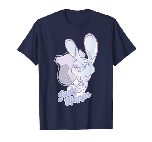 Disney Zootopia Juddy Hopps Pastel Line Pop Graphic T-Shirt T-Shirt