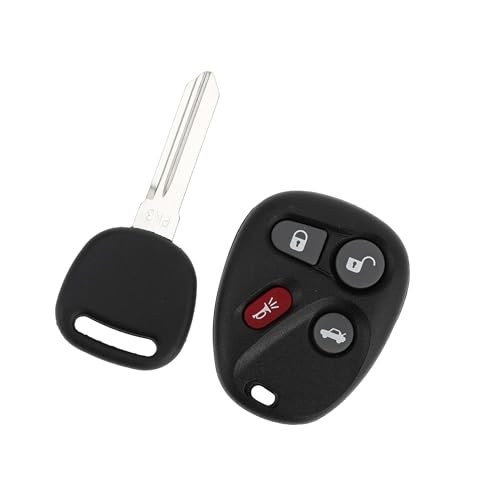 Motoforti 315MHz L2C0005T Keyless Entry Remote Ignition Transponder Key Fob for Cadillac CTS 2003-2007 48 Chip 4 Buttons Long-lasting