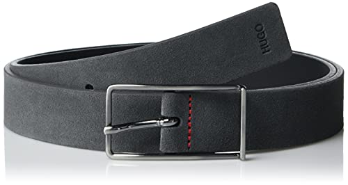 HUGO Men's Soft Suede Leather Belt