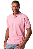 Coupe confortable JP 1880 JP 1880 Hommes Grandes Tailles L-8XL Polo en piqué, Manches Courtes, Collection Basic Rose pâle 3XL 702560509-3XL