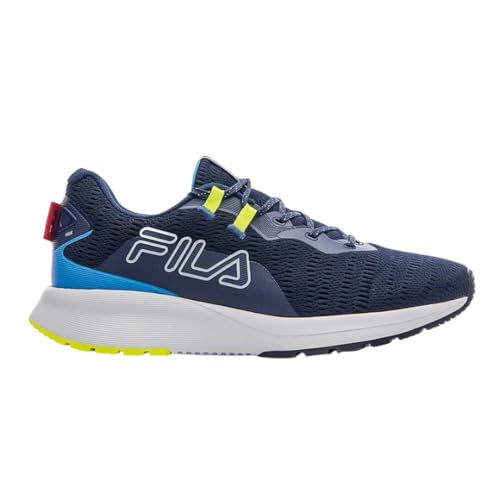Tenis Fila Ride Masculino,Marinho/Azul/Limão,42
