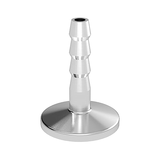 AVCRAY Rubber Hose Barb Adapter KF16 ?6, Transition Fitting, ISO-KF FLange Size NW-16, 304 Stainless Steel (KF16, KF16-?6)