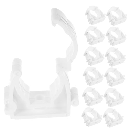 Unomor 20mm Pvc Pipe Clamps 35pcs Set Versatile Wall Mount Basement Pipe Stand Repair Clamp Leak Repair Ceiling Mount Bracket