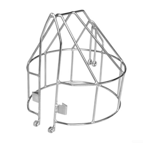 Cubierta protectora de hélice de motor fueraborda de acero inoxidable, protección antienredos, red de protección compatible con 6HP y 12HP 2 motores (para hélice de 12 HP)