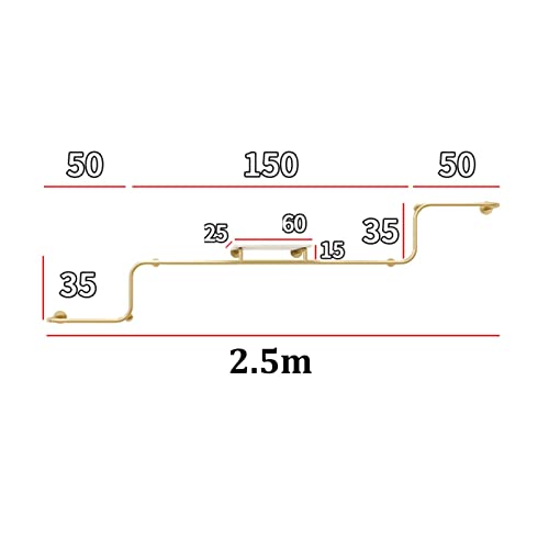 Perchero de pared para ahorrar espacio en tiendas de ropa 2