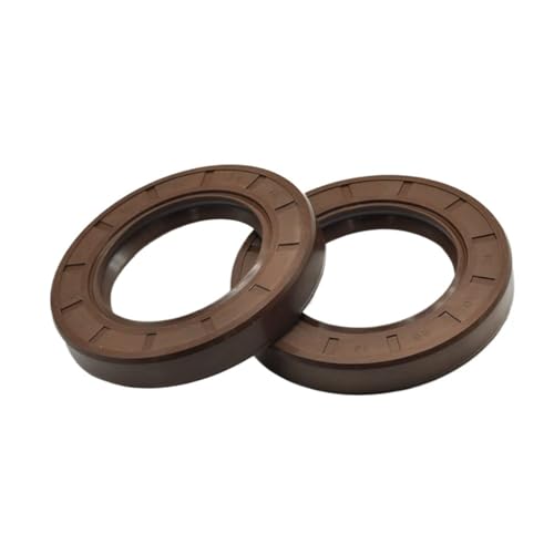 Joint d'huile squelette 20x38x10 mm TC en caoutchouc marron avec ressort pour hydraulique x2