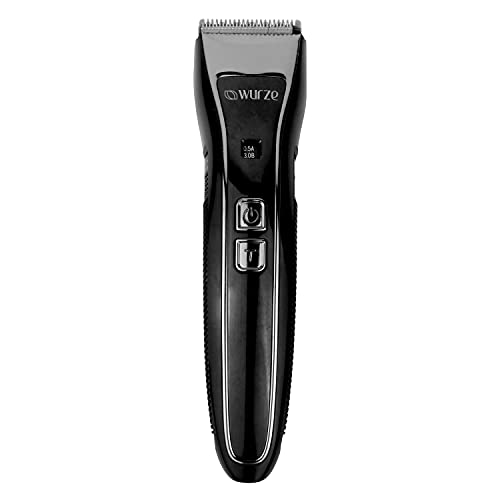 WURZE 1904 Multifunctional Grooming Kit, LED Display Professional Rechargeable Wet & Dry Cordless Electric Beard & Hair Trimmer Combo Brush for Men Waterproof Multi Groomer 40 MM Length Setting Washable and Easy to Use, Runtime: 60 Min