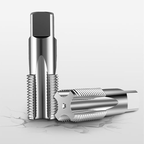 5-Piece BSP Pipe Tap Set, Precision Carbon Steel Tap Set for Clean Accurate Threads, 3/4", 1/2", 3/8", 1/4", 1/8" BSP Tap, Perfect for Plumbers Mechanics DIYers, with Durable Plastic Case. 3 5-Piece BSP Pipe Tap Set, Precision Carbon Steel Tap Set for Clean Accurate Threads, 3/4", 1/2", 3/8", 1/4", 1/8" BSP Tap, Perfect for Plumbers Mechanics DIYers, with Durable Plastic Case. - Image 3