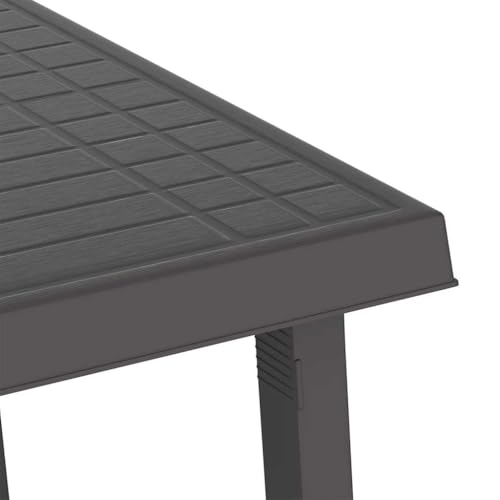 Table de camping anthracite légère et stable pour manger confortablement en plein air - 8