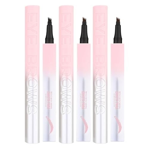Lápiz de cejas resistente al agua, lápiz de maquillaje de cejas de 4 puntas, aplicación precisa, definidor de cejas para principiantes, definidor de cejas para mujeres, cosméticos para esposa, novia