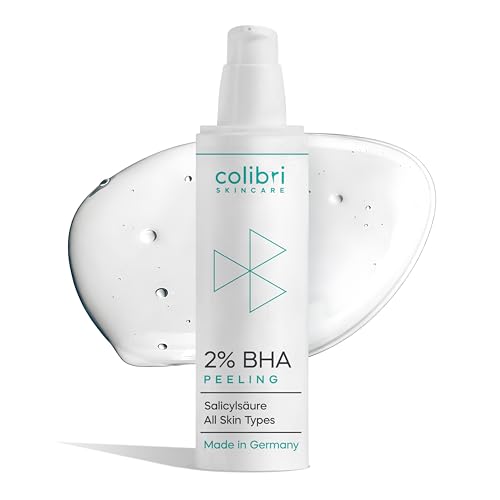 colibri skincare Purifying Gel Cleanser 200ml - bekannt aus TikTok und Instagram - Waschgel für das Gesicht mit Salicylsäure (BHA) für eine intensive, porentiefe Gesichtsreinigung - Made in Germany 5 colibri skincare 2% BHA Peeling - 100ml Salicylsäure Peeling für alle Hauttypen - Chemisches Exfoliate für das Gesicht zur Minderung von Pickeln & Mitessern - hilft Poren zu verkleinern