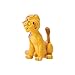 Enesco Disney Traditions by Jim Shore The Lion King Simba and Nala Heart Tails Figurine, 3.25 Inch, Multicolor