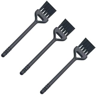 PC キーボード ブラシ 隙間掃除ブラシ パソコン 掃除用 小型ホコリ取りブラシ 家電・車内清掃にも便利 (ブラック×ブラック)