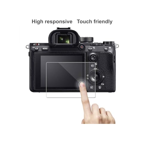 OOTSR (4 Piezas) Protector de Pantalla compatible para Sony Alpha A9 A7II A7RII A7SII A7RIII A7R Mark II, Protector de Vidrio Templado compatible para sony A72 A73 A7R3 A7R2 A7S2 A7R Mark 2 - imagen 5