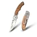 Master Cutlery ER-519 4.25" Folder, Mirror Finish Cutout Err Logo Blade, Mapleburl Handle