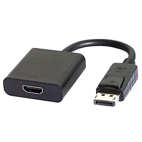 CY DisplayPort (DP) a HDMI Cable DP Puerto de visualización a HDMI Adaptador Macho a Hembra HDMI a DP Audio Video 0.2 m para Portátil 1080p