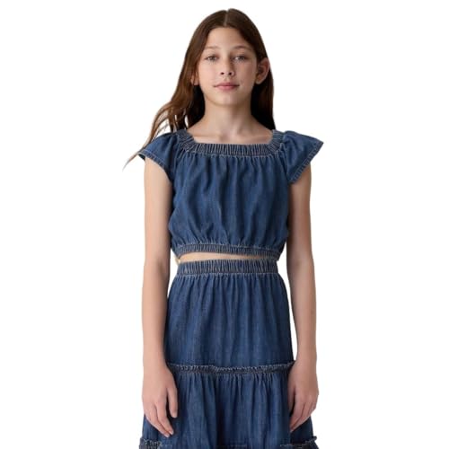 Image of GAP Girl's Count Relaxed Fit Blouse