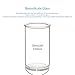 stonylab Glass Buchner Filtering Funnel, Borosilicate Glass Plate Filter Funnel with 10 mm Hose Connection and 24/40 Standard Joint for Filter Test, 1000 ml
