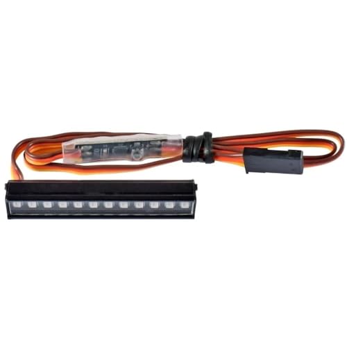 Kit de lampes de toit LED 45mm pour SCX24 C10 RC avec barre lumineuse colorée 8 modes