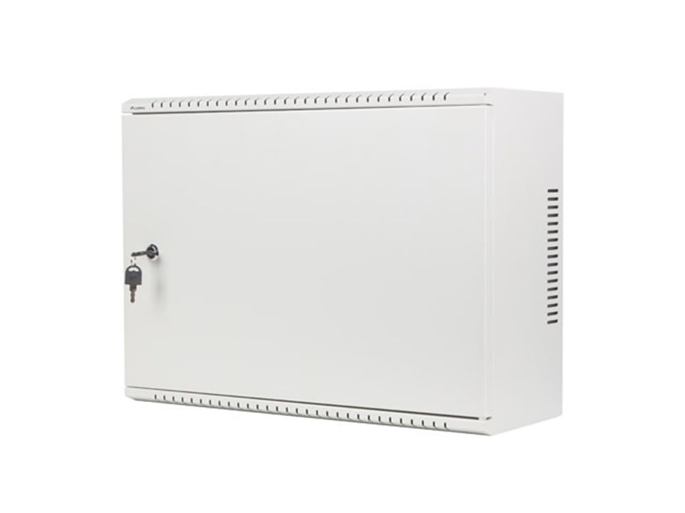 Lanberg Armadio rack 19" montaggio a parete 4U+3U/540X200 basso profilo grigio (montato)