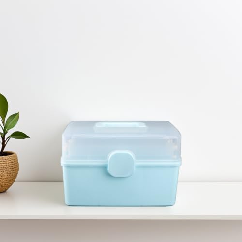 Boîte médicaments à compartiments multiples et poignée de transport ergonomique - 6