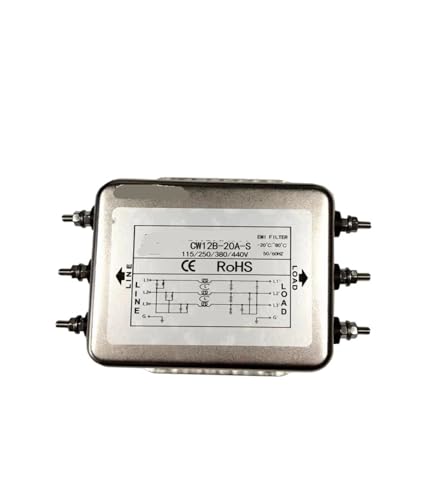 Filtre anti-interférence triphasé CW12B-20A pour stopper les pannes d'armoires électriques
