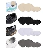 Phinus 16枚入り かかと補修 靴 シール 補修 かかとパッド スニーカー キット 靴修理 踵 靴の穴防止 ハイヒール 革靴 パッチ（黒4枚、白4枚、グレー4枚、ベージュ4枚）