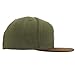 Brixton Mens Oath Iii Snapback Baseball Cap, Olive Knight/Black Suede, One Size US