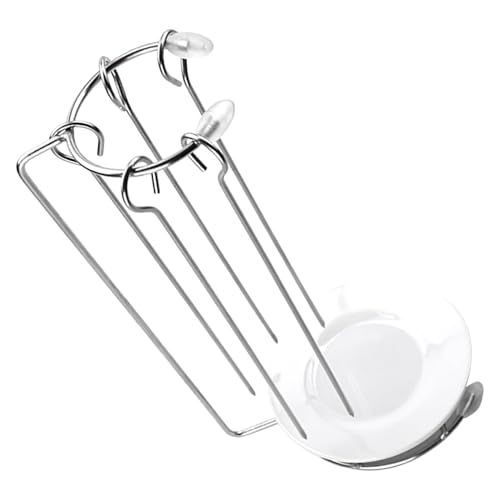 VALICLUD Soporte Colgante para Barbacoa de Acero Inoxidable Práctico y Resistente 5 Pinchos para Carne y Pollo Adecuado para Picnic y Parrilla Exterior