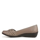 LifeStride Womens Incredible Slip On Ballet Flats Taupe 8.5 M