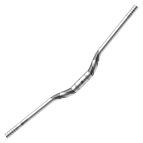 Riser Handlebar, 35mm Diameter, 800mm Wide Mtb Bar (silver, 