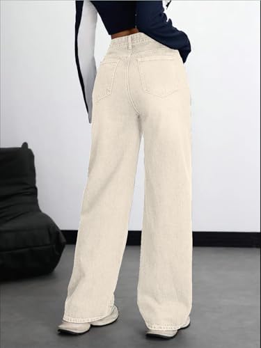 Image of Nifty Women's Denim Stretchable High Waist Baggy Jeans for Women