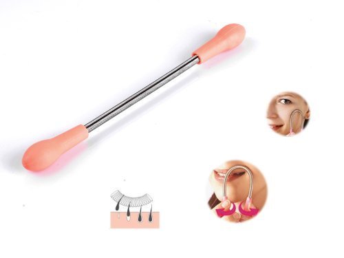 Premium Facial Hair Removal Coil / Spring / Epilator Tool / Epilation Stick in Pink By VAGA