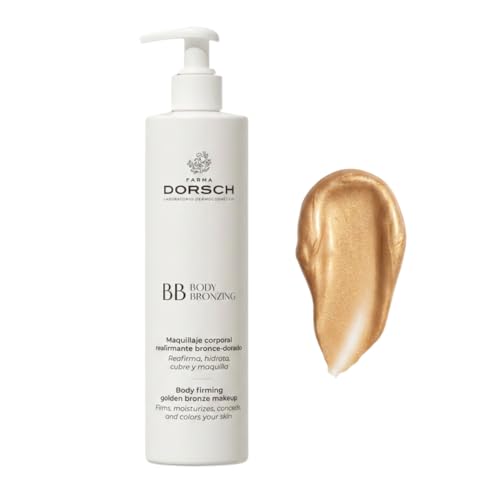 FARMA DORSCH - BB Body Bronzing Reafirmante | Maquillaje Corporal Hidratante | con Pigmentos Dorados | Efecto Glow Instantáneo | Todo Tipo de Pieles | 200 ml