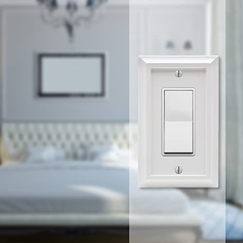 Placa de pared de madera Amerelle Deerfield blanca para reformas de dormitorios y salones 3