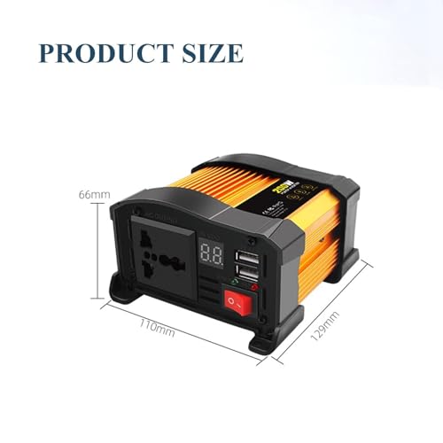 Convertisseur de courant 200W idéal pour charger vos appareils en camping et voyage - 5