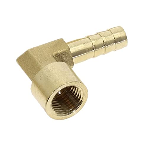 Raccord Cannelé Acier Inox 304 - 2 Pièces, Filetage Femelle 8mm Vers 3/8", Pour Eau, Air, Carburant - 5