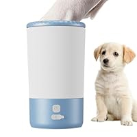 Dog Foot Washer | Automatic Muddy Pet Foot Cleaner | Electric Cat Paw Washing Device for Puppies Pets Busy Professionals Walking Backyard Garden Lawn