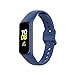 Compatible with Samsung Galaxy Fit 2 Bands Soft Silicone Waterproof Bracelet Accessories Sport Strap Colorful Wristbands for Galaxy Fit 2 SM-R220 Fitness Tracking (White&Gray&Blue&Teal)