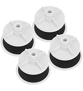 Mikikit 4pcs Sink Tap Hole Covers Kitchen Sink Stopper Cover Anti-Leak Long Threaded Easy Screw