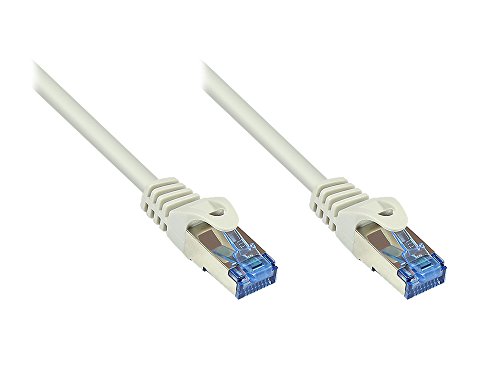 Alcasa Cat6a 20m câble de réseau S/FTP (S-STP) Gris - Câbles de réseau (20 m, Cat6a, S/FTP (S-STP), RJ-45, RJ-45, Gris)